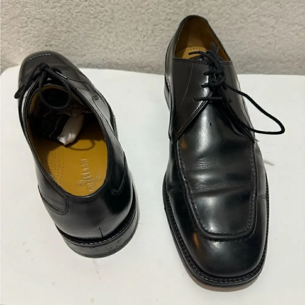 Cole Haan Eaton Apron Toe Derby Oxford Dress Shoes Black